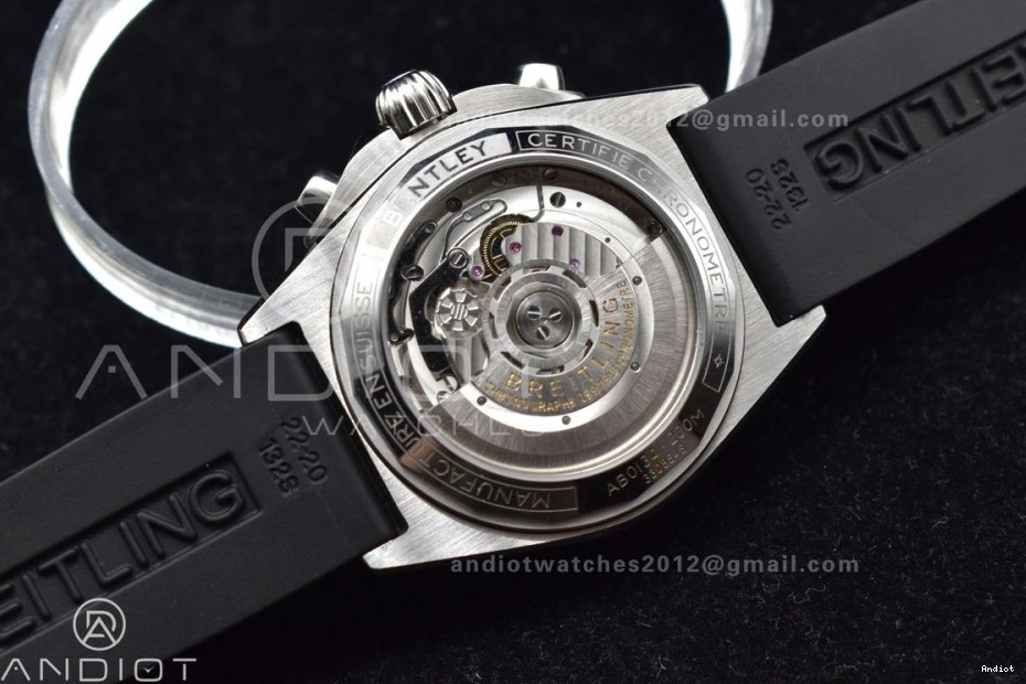 B01 LE SS A7750 Version Wht 43mm Navitimer 1:1 BLS Best L-Black Chrono 0414